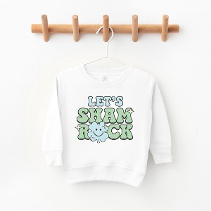 The Juniper Shop Let's Shamrock Toddler Graphic Sweatshirt - 1 of 2