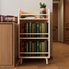 Lycvki Farmhouse Pine Solid Wood Bookshelf for Library Organizer - 4 of 4