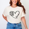 Simply Sage Market Grandma Heart Outline Garment Dyed Tee - 2 of 4