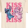 Men's - Lilo and Stitch - Kiss Short Sleeve Graphic T-Shirt - 2 of 4