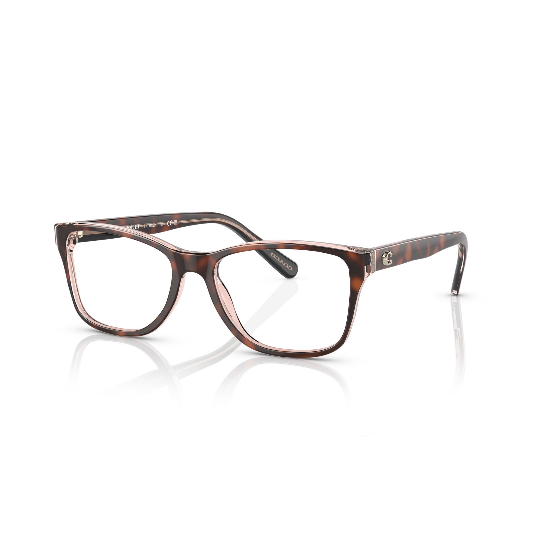 Coach HC6129 54mm Woman Rectangle Eyeglasses - prescription-ready