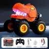 INFURNIC Toy Vehicles Crack Dinosaur Stunt Car Ultimate Action Toy for Kids Thrilling Adventure Play, Orange, 6.63"*7.02"*7.02" - 2 of 4
