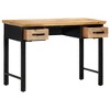 vidaXL Writing Table 43.3"x19.6"x29.9" Solid Mango Wood - 4 of 4