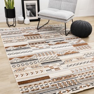 Rug Branch Southwestern Cream Indoor Area Rug - 1 of 4
