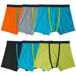 Fruit of the Loom Boys' 5 + 1 Bonus Pack Breathable Micro-Mesh Boxer Briefs - Colors May Vary 