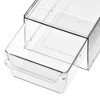 iDesign Stackable Kitchen Storage Drawer for Fridge - Set of 2 - Clear - 4 of 4