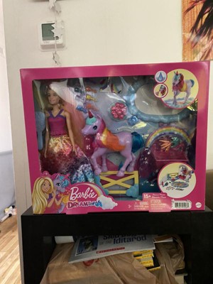 Barbie Rainbow Potty Unicorn Playset Doll with Unicorn Nurturing Playset