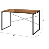 CAVINAS Industrial Style Writing Desk with Metal Sled Base,47" Wooden Office Desk for Home and Workspaces - 3 of 4