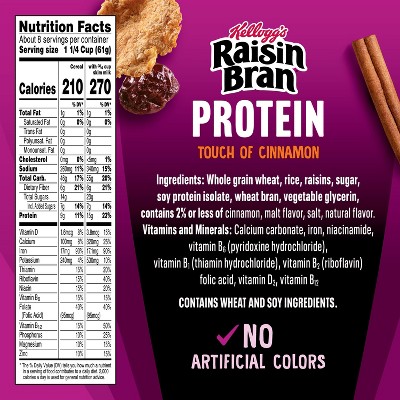 Kellogg's Raisin Bran Protein Breakfast Cereal - 17.3oz