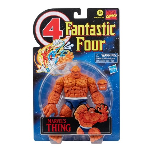 Hasbro Marvel Legends Series Retro 6in Fantastic Four Marvel's Thing Figure - image 1 of 4