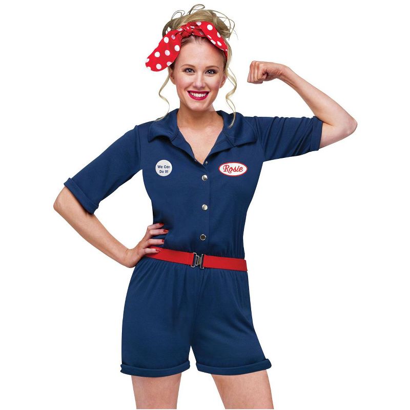 Fun World Iconic Ladies Instant Kit (Rosie the Riveter), 1 of 2
