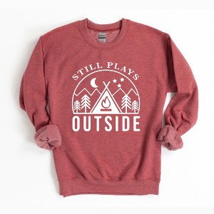 Simply Sage Market Women's Still Plays Outside Gildan Sweatshirt - 1 of 2