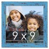 PosterPalooza | Square Shabby Chic Blue Picture Frame - UV Acrylic, Foam Board Backing, Hanging Hardware - 2 of 4