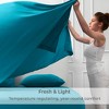 Double Brushed Microfiber Flat Top Sheet - Mellanni - 3 of 4