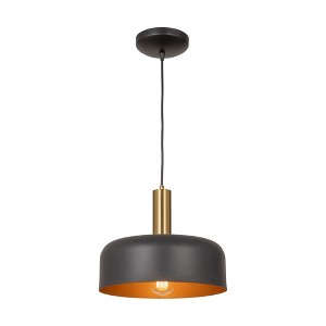Artcraft Lighting Orsa 1 - Light Pendant in  Black/Brushed Brass - 1 of 4