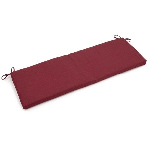 Blazing Needles, 60-inch by 19-inch Solid Outdoor Spun Polyester Bench Cushion - 1 of 1