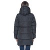 Women's 3/4 Puffer Coat with Cozy Faux Fur - S.E.B. By Sebby - 2 of 4