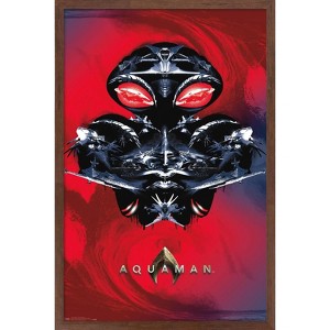 Trends International DC Comics Movie - Aquaman - Manta Silhouette Framed Wall Poster Prints - 1 of 4