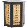 Danez Hexagon Cane Accent Table - Safavieh - 4 of 4