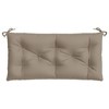 vidaXL Garden Bench Cushion Taupe 43.3"x19.7"x2.8" Oxford Fabric - 4 of 4