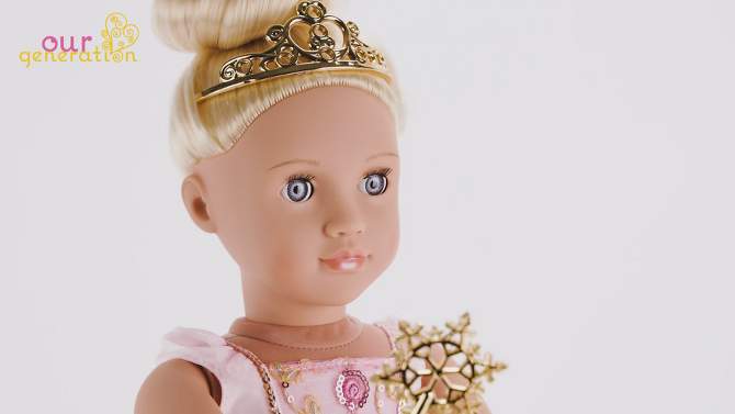 Our Generation Lalia 18&#34; Sugar Plum Fairy Doll Tiara &#38; Wand Accessories, 2 of 7, play video