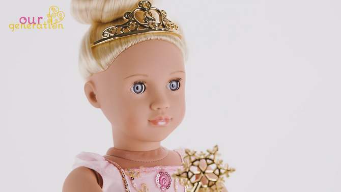 Our Generation Lalia 18&#34; Sugar Plum Fairy Doll Tiara &#38; Wand Accessories, 2 of 7, play video