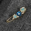 Unique Bargains Metal Decorative Brooch Clip Clasp Pin for Women Clothing 2 Pcs - 4 of 4