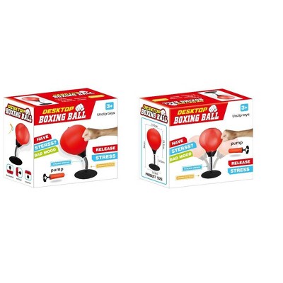 MPM Desktop Punching Bag Stress Relief Free Standing Desk Table Boxing Punch Ball with Suction Cup Tension Toys for all