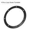 Unique Bargains Kitchen Acrylic Ball Bearings Annular Rotating Swivels Lazy Susan Turntable 4 Pcs - 3 of 3