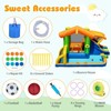 Costway 8-in-1 Multifunctional Water Park with Slide With Climbing Wall Water Cannon - 4 of 4