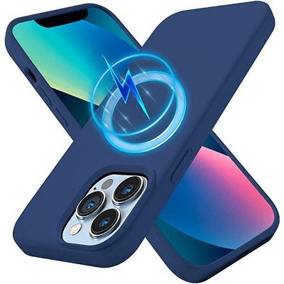 Entronix [Magnetic] Case Compatible with iPhone 12/12 Pro - Soft-Touch Liquid Silicone