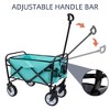 CAVINAS Expandable Folding Wagon for Camping,Shopping Cart with Dual-Layer Storage,All Terrain Beach Wagons for Camping Shopping - 4 of 4