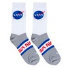 Cool Socks, Nasa Badges, Funny Novelty Socks, Medium - image 4 of 4