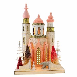 Cody Foster 18.5 Inch Frostfield Manor Christmas Putz House , Christmas Decor Christmas Trees Deer (1PC) - 1 of 4