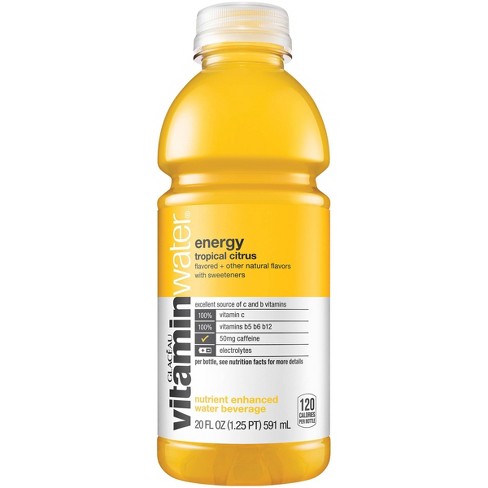 Vitamins For Energy >> Vitaminwater Energy Tropical Citrus 20 Fl Oz Bottle Vitamins For Energy >> Vitaminwater Energy Tropical Citrus 20 Fl Oz Bottle