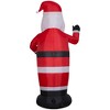 Gemmy Christmas Airblown Inflatable Santa w/Gift Box OPP, 7 ft Tall, Multi - 4 of 4