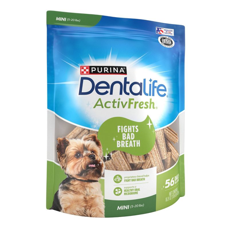 Dentalife Activefresh Chicken Mini Bone Large Bag Chewy Dog Treats - 56ct, 5 of 8