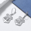 Bulldog Sterling Silver Dog Necklace Earrings Set Womens Ginger Lyne Collection - 3 of 4