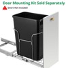 Garbage Waste Recyling Bin with Full Extension Slides, Space-Saving Design - 4 of 4