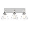 CWI Lighting Eustis 3 Light Wall Sconce With Polished Nickel Finish - 3 of 4