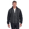 Gioberti Men's Full Zip Lightweight Geometric Design Cardigan Sweater - 2 of 3