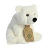 Aurora Small Polar Bear Eco Nation Eco-Friendly Stuffed Animal White 7.5" - 2 of 4