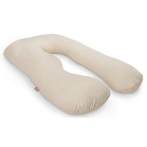 PharMeDoc Pregnancy Pillow, U-Shape Full Body Maternity Pillow - Organic Cotton Cover - 1 of 4