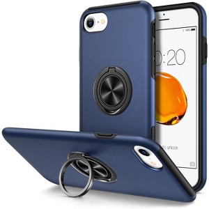 Entronix Case Compatible with iPhone SE/8/7 - 360° Circular Ring Gripstand - 1 of 4