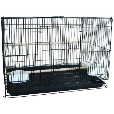 YML Medium Breeding Cage 30 x 18 x 18 Black