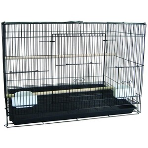 YML Medium Breeding Cage 30 x 18 x 18 Black - 1 of 1