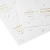 Talented Kitchen 140 Pieces Gold Spice Jar Labels, Minimalist Style Preprinted All Caps Text on White Stickers for Seasonings, Herbs - 4 of 4
