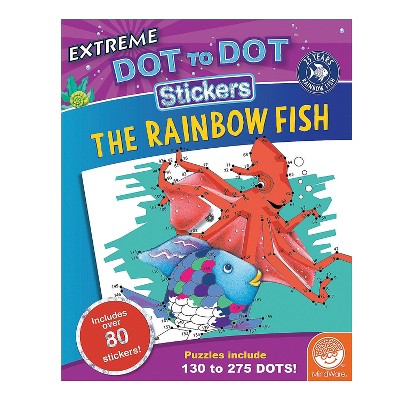 MindWare Rainbow Fish Dot To Dot Sticker Book - Early Learning
