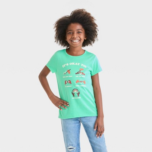 Girls short sleeve hot sale t shirts