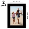 Americanflat 4x6 Picture Frame with Easel Stand - Composite Wood with Glass Cover (2 Pack) - image 2 of 4